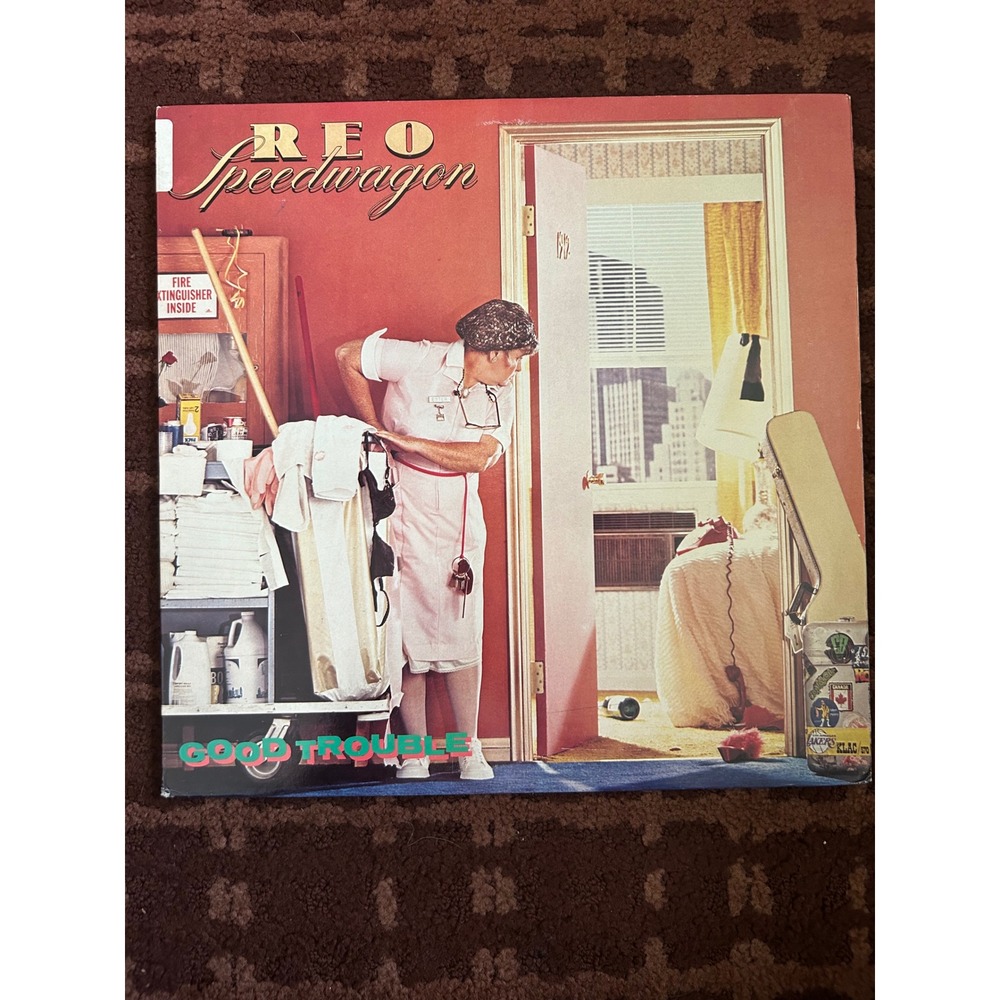 REO Speedwagon Good Trouble Vinyl LP Album 1982 Epic FE 38100‎ Classic Rock